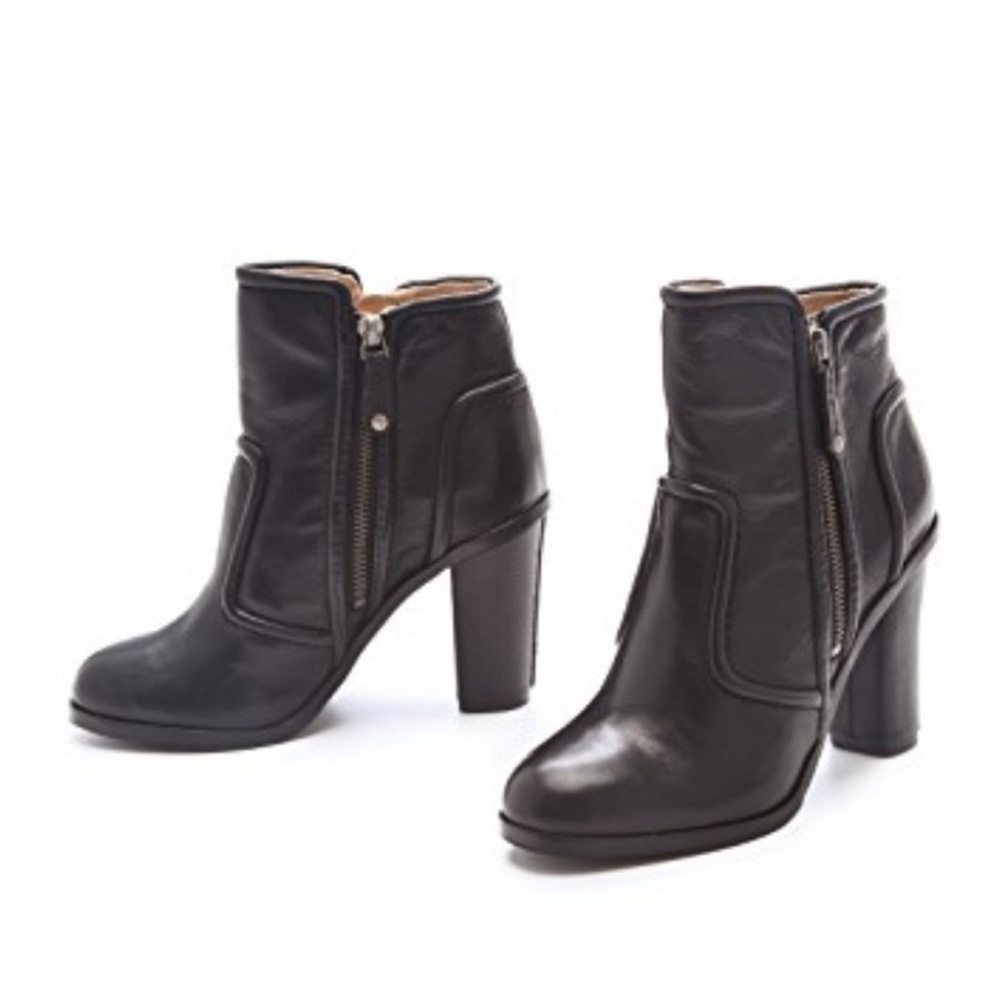 Frye Sylvia Piping Booties Size 8.5